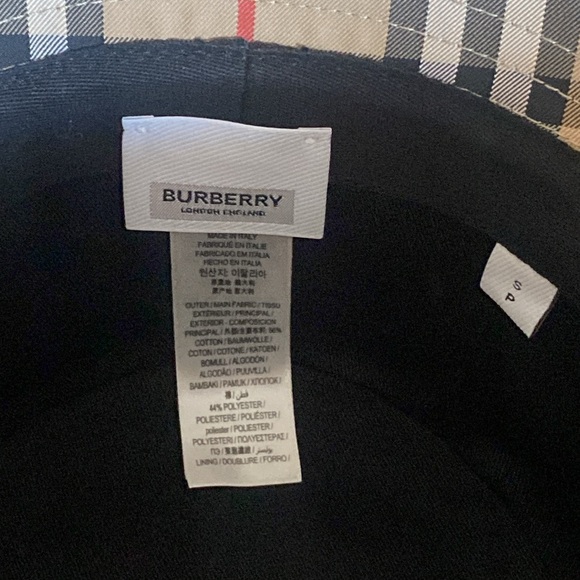 Burberry Bucket Hat- Check print twill - Picture 3 of 8